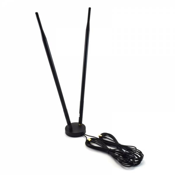 4G LTE 9dBi dubulta iekštelpu Omni antena, TS9, 3m
