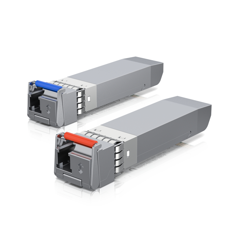 Ubiquiti 10Gbps divvirzienu vienmodu optiskais modulis, 2 gab.