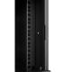 Komutācijas skapis 10" 6U, 300mm, stikla durvis, melns