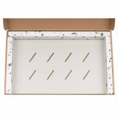 Komutācijas skapja plaukts 19" 1U, 270mm, pelēks