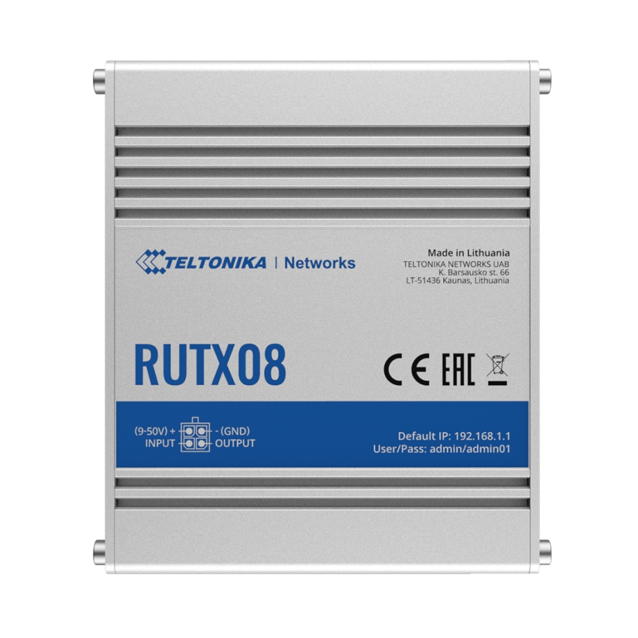 Teltonika RUTX08 Ethernet rūteris