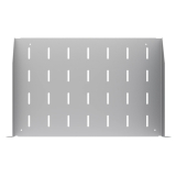 Komutācijas skapja plaukts 19" 1U, 300mm, pelēks