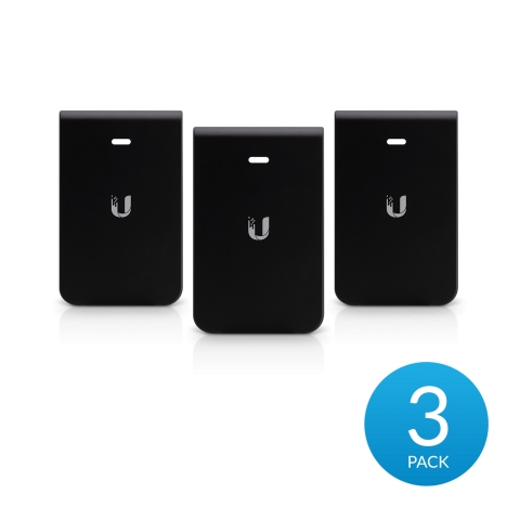 Ubiquiti In-Wall HD pārvalks, melns 3-pack