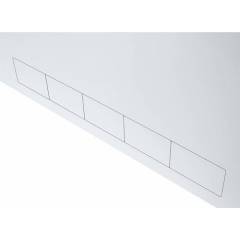 Servera korpuss 19" 3U, 180mm, balts