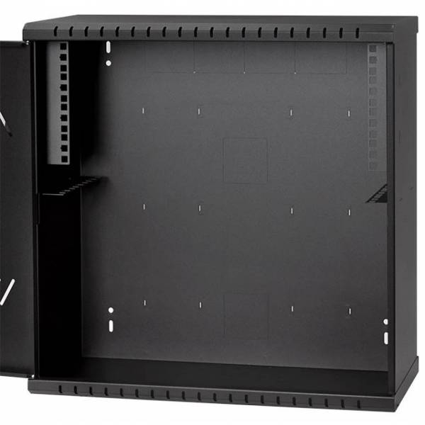 Komutācijas skapis 19" 3U+4U, 180mm, melns