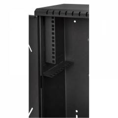 Komutācijas skapis 19" 3U+4U, 180mm, melns