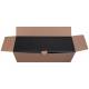 Komutācijas skapis 19" 3U+4U, 180mm, melns