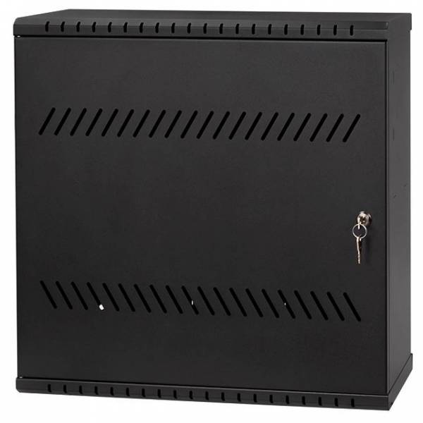 Komutācijas skapis 19" 3U+4U, 180mm, melns