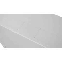 Komutācijas skapis 19" 3U, 180mm, pelēks