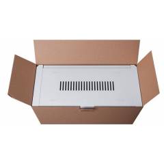 Komutācijas skapis 19" 3U, 180mm, pelēks