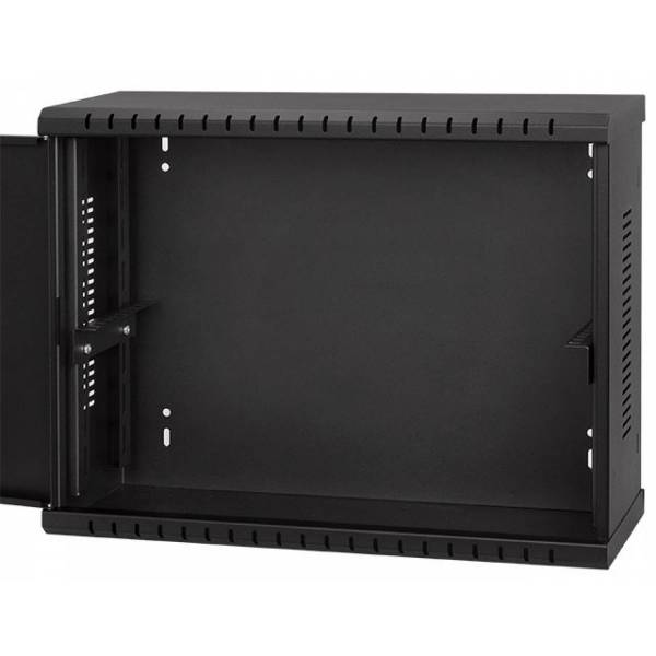 Komutācijas skapis 19" 3U, 180mm, melns