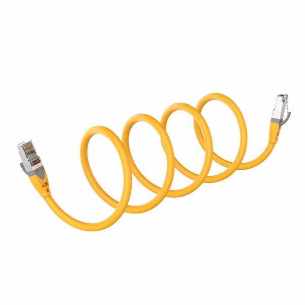 Patch kabelis SSTP Cat6A 8m dzeltens
