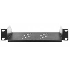 Komutācijas skapja plaukts 10" 1U, 150mm, melns