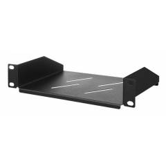 Komutācijas skapja plaukts 10" 1U, 150mm, melns