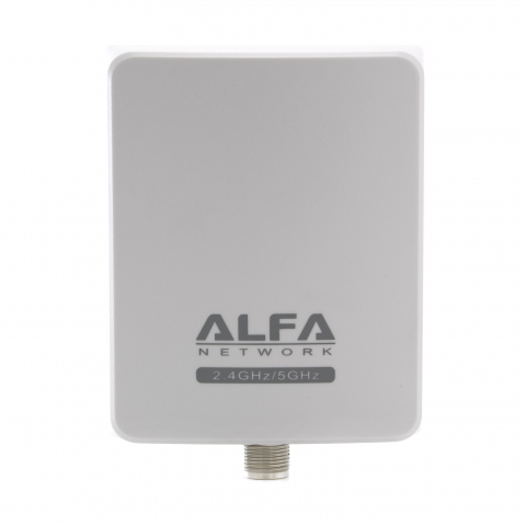 Alfa 2.4/5GHz āra paneļa antena 8dBi N-Female