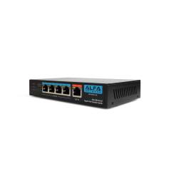 Alfa 4-portu Gigabit PoE komutators, 60W