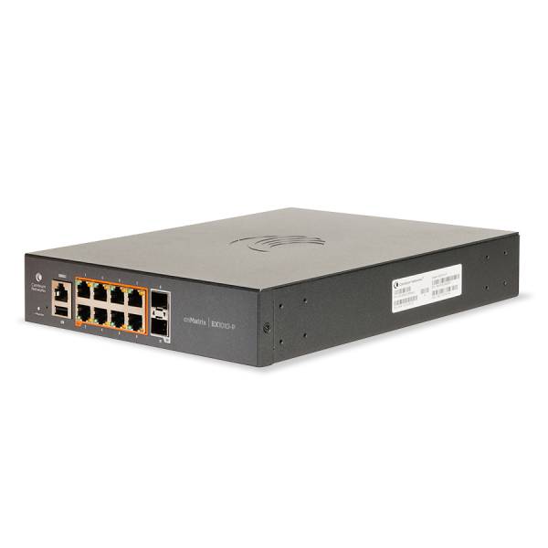 cnMatrix EX1010-P intelektuālais Ethernet PoE+ komutators