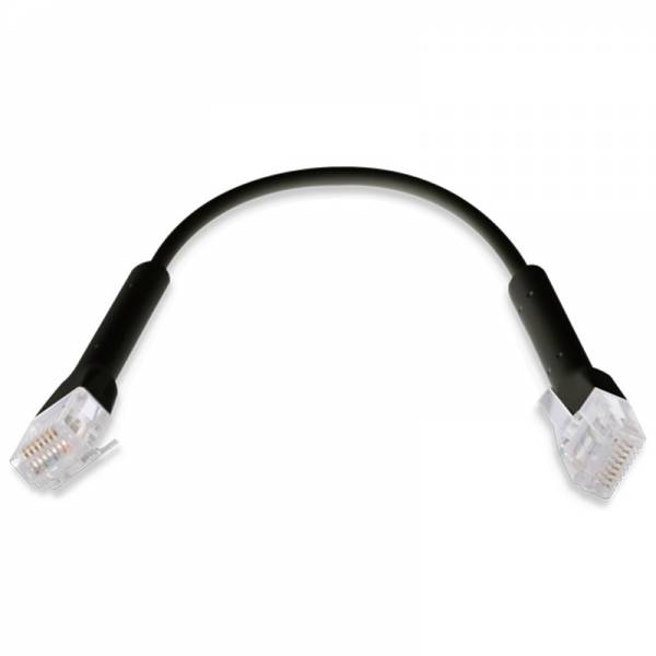 UniFi Ethernet Patch kabelis, melns, 0.3 m