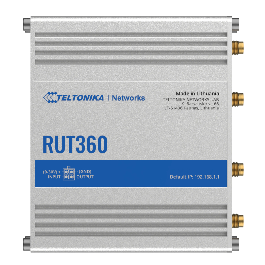 Teltonika RUT360 LTE Cat6 rūteris