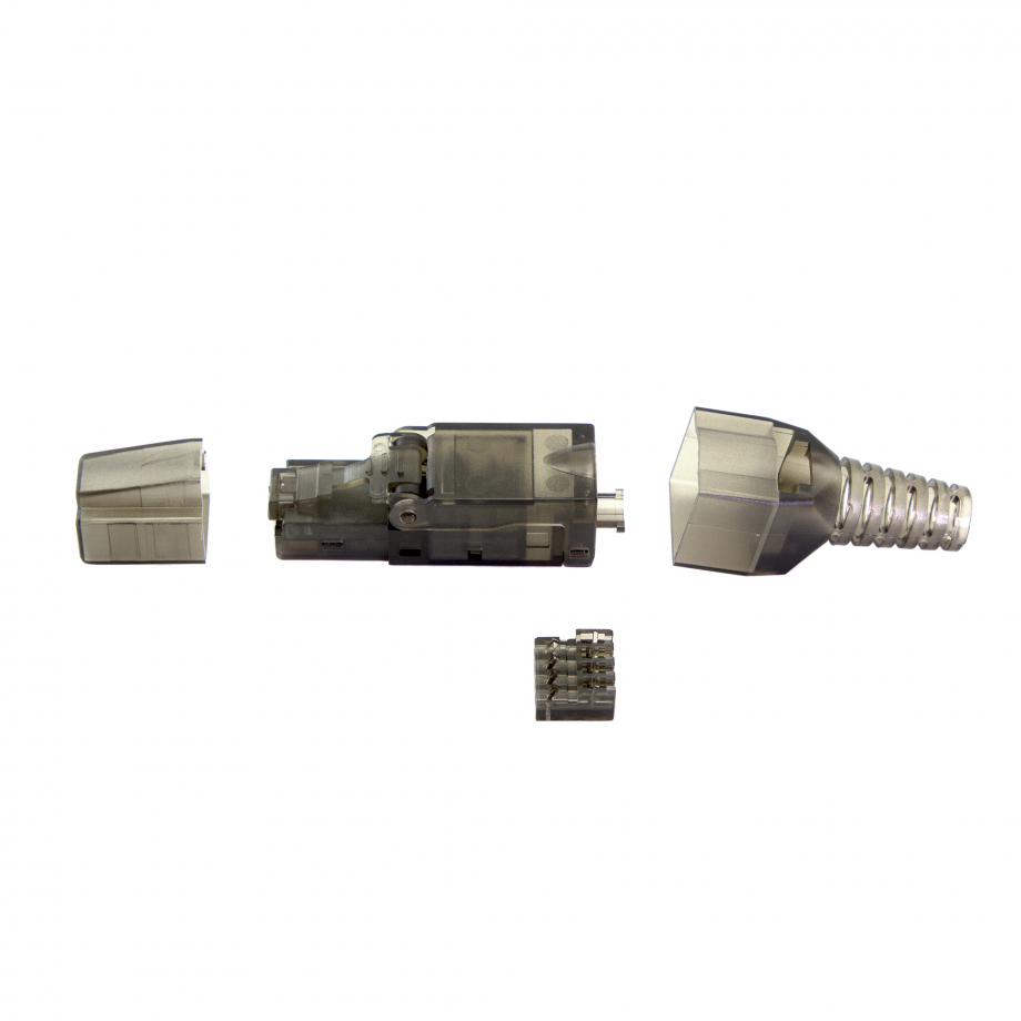 RJ45 Toolless Connector Cat6 Black