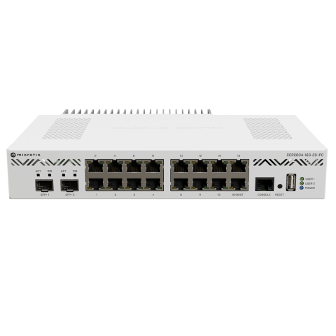 MikroTik CCR2004-16G-2S+PC