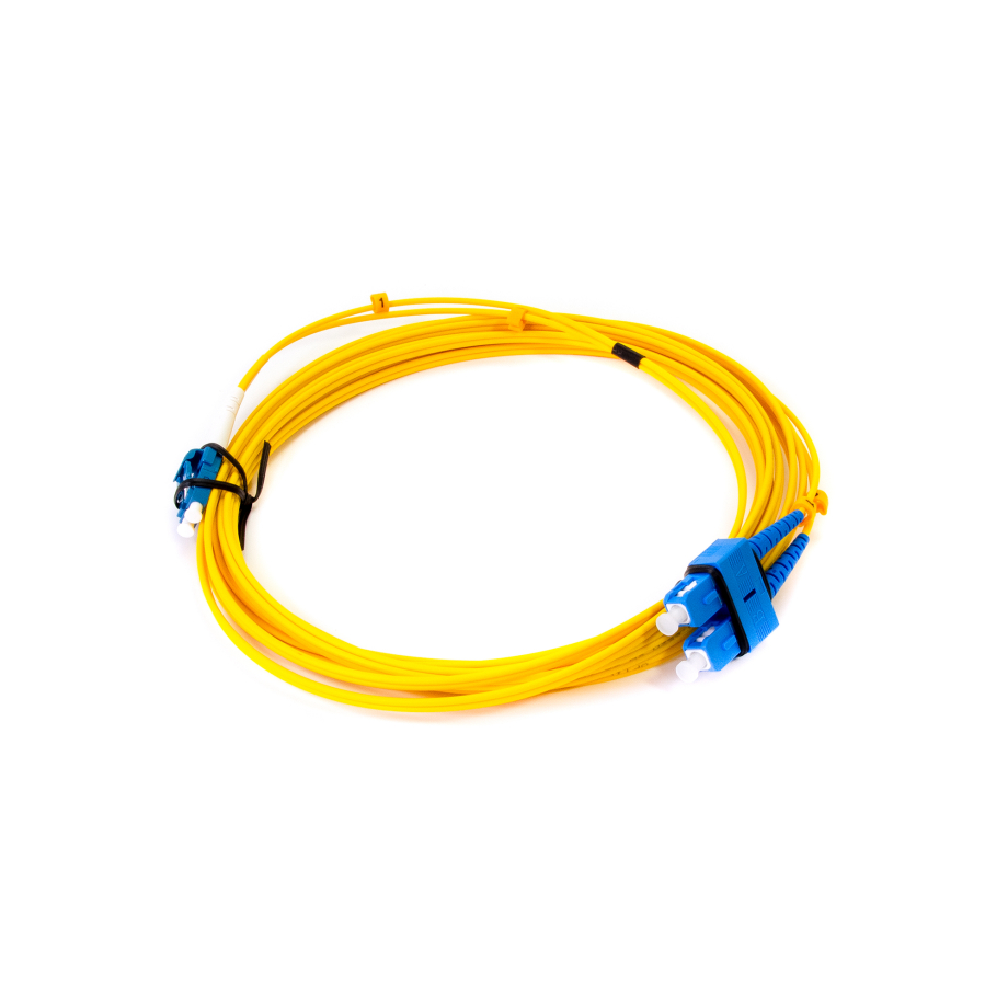Komutācijas kabelis LC-SC 5m/2mm Duplex SM