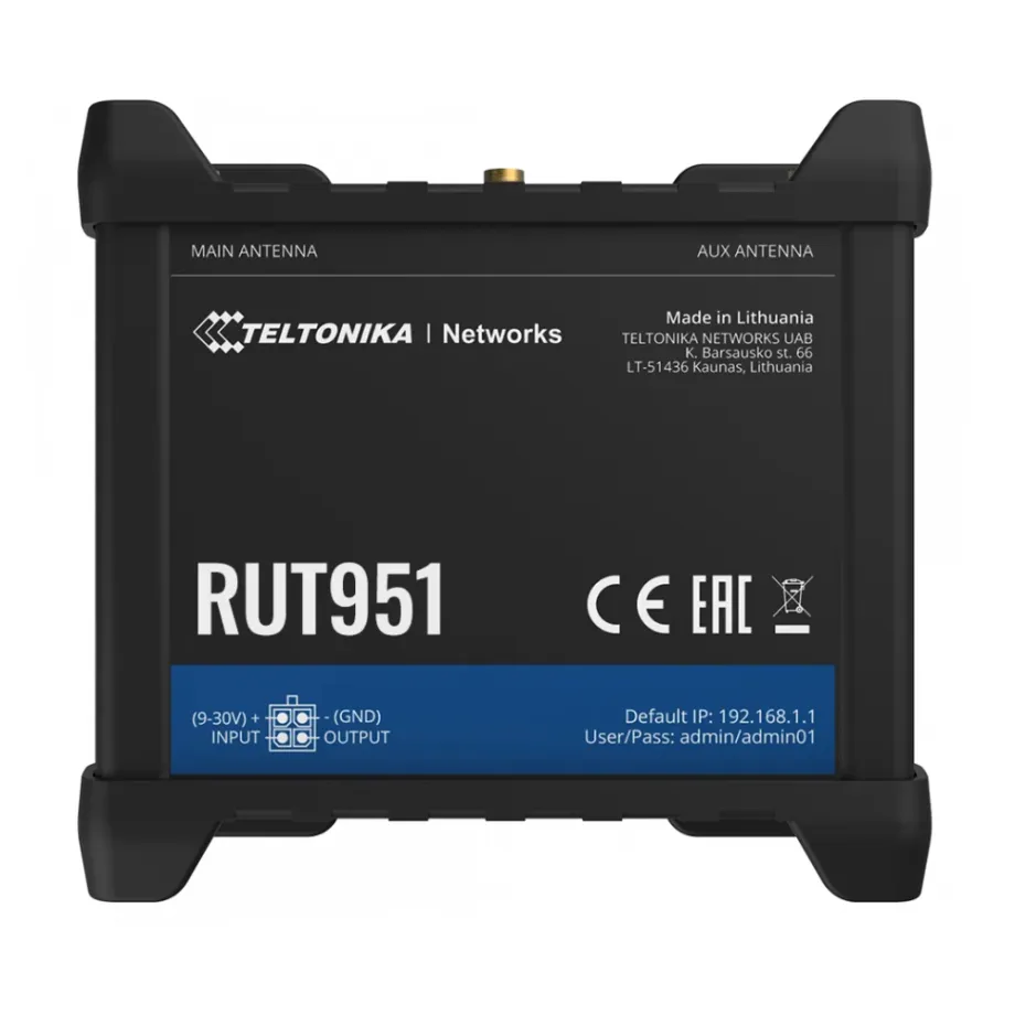 Teltonika RUT951 dual-SIM LTE rūteris