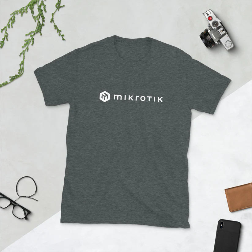 MikroTik T-krekls (XL) pelēks