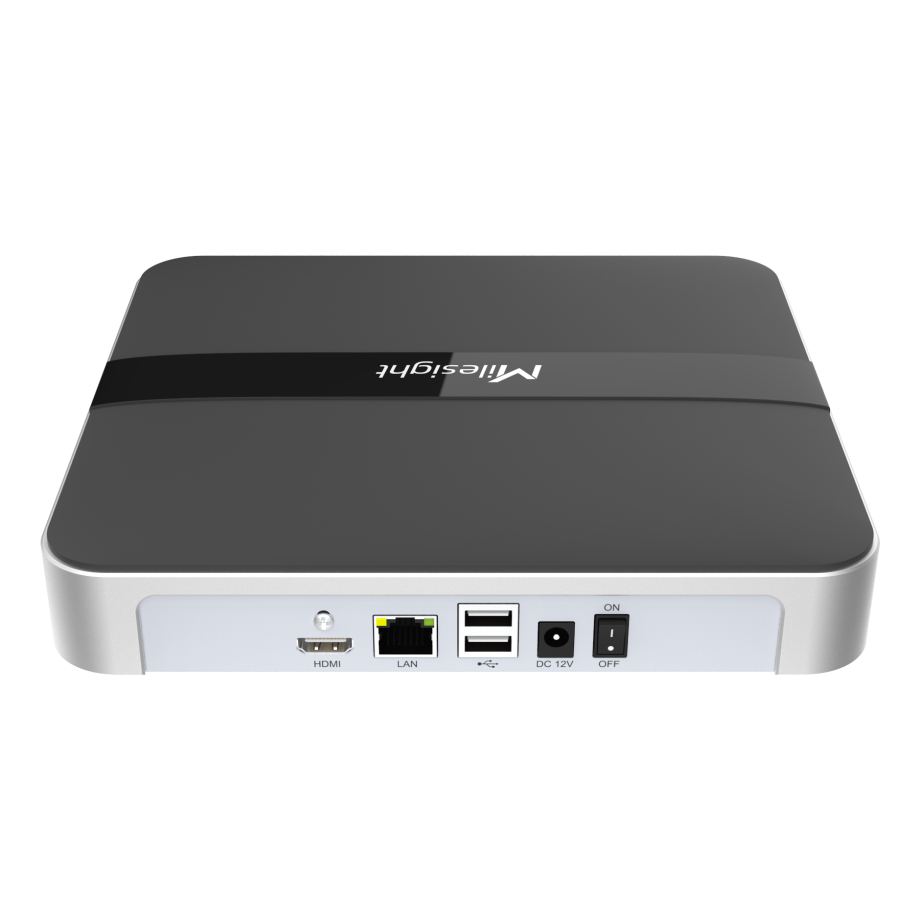 8-Channel 4K H.265 Mini NVR 1000, Silver