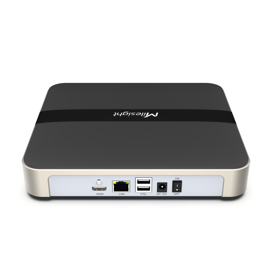 8-Channel 4K H.265 Mini NVR 1000, Gold