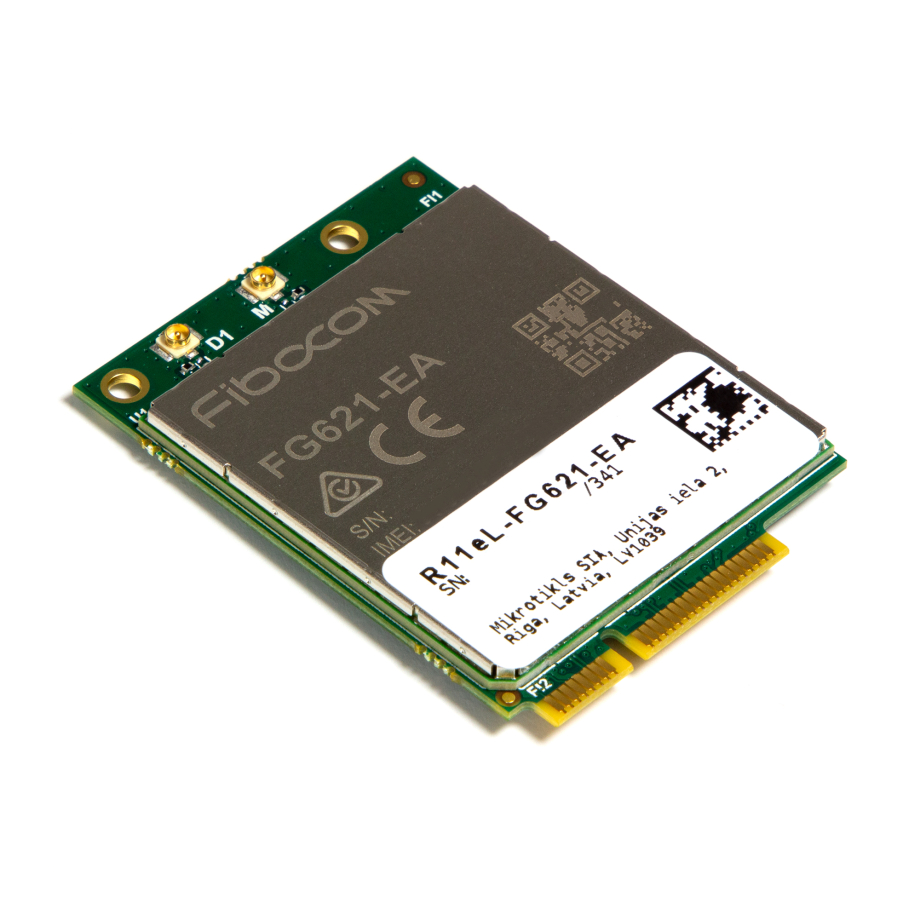 MikroTik mini-PCIe 4G LTE6 modema modulis