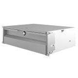 Komutācijas skapja atvilktne 19" 3U, 320mm, pelēka