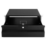 Komutācijas skapja atvilktne  19" 3U, 320mm, melna