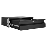 Komutācijas skapja atvilktne  19" 3U, 320mm, melna