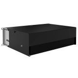 Komutācijas skapja atvilktne  19" 3U, 320mm, melna
