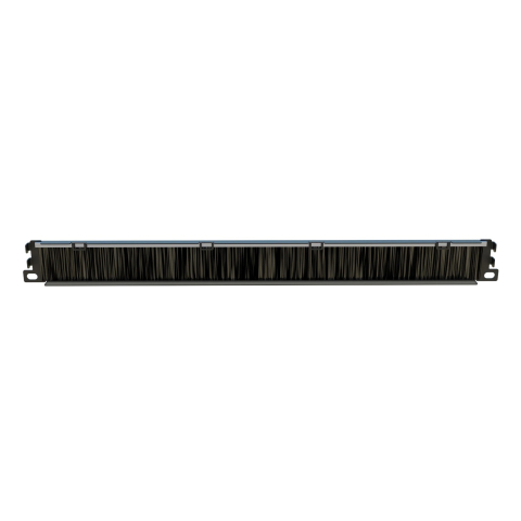 Kabeļu organizators 19" 1U melns