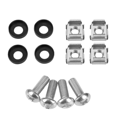 4 PVC M6 RACK skrūvju komplekts