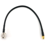 SMA Male / N Male 30cm koaksiālais kabelis — HF240 (LMR240 ekvivalents)