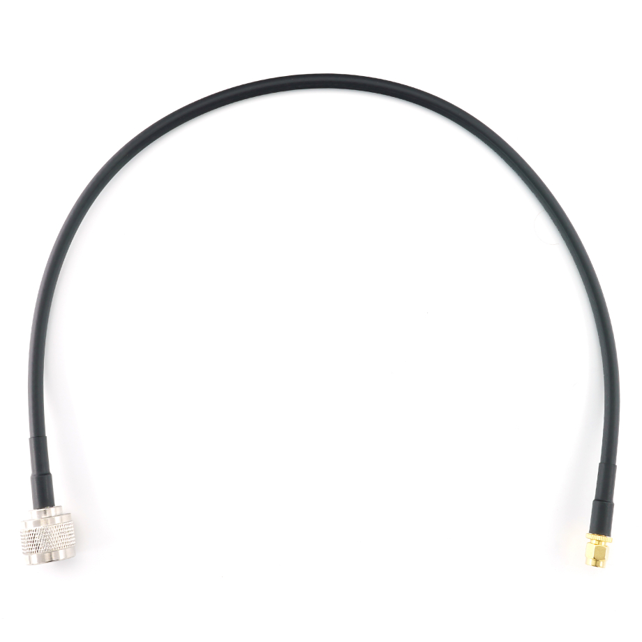 SMA Male / N Male 50cm koaksiālais kabelis — HF240 (LMR240 ekvivalents)