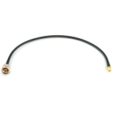 SMA Male / N Male 50cm koaksiālais kabelis — HF240 (LMR240 ekvivalents)