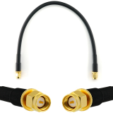 SMA Male / SMA Male 30cm koaksiālais kabelis — HF240 (LMR240 ekvivalents)