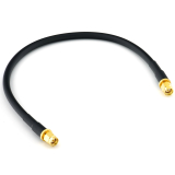 SMA Male / SMA Male 30cm koaksiālais kabelis — HF240 (LMR240 ekvivalents)