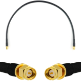 SMA Male / SMA Male 50cm koaksiālais kabelis — HF240 (LMR240 ekvivalents)