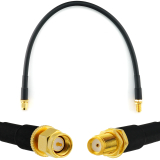 SMA Male / SMA Female 30cm koaksiālais kabelis — HF240 (LMR240 ekvivalents)