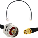 SMA Male / N Male Hex 50cm koaksiālais kabelis — HF240 (LMR240 ekvivalents)