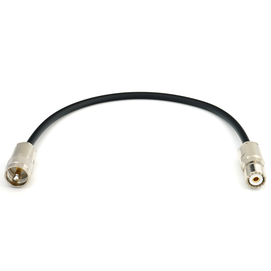 PL259 / SO239 30cm UHF koaksiālais kabelis CB radio — HF240 (LMR240 ekvivalents)