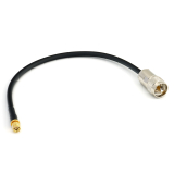 SMA Male / PL259 30cm UHF elastīgs koaksiālais kabelis CB radio — HF240 (LMR240 ekvivalents)