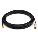 SMA Male / PL259 20m UHF elastīgs koaksiālais kabelis CB radio — HF240 (LMR240 ekvivalents)