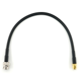 BNC Male / SMA Male 30cm koaksiālais kabelis — HF240 (LMR240 ekvivalents)