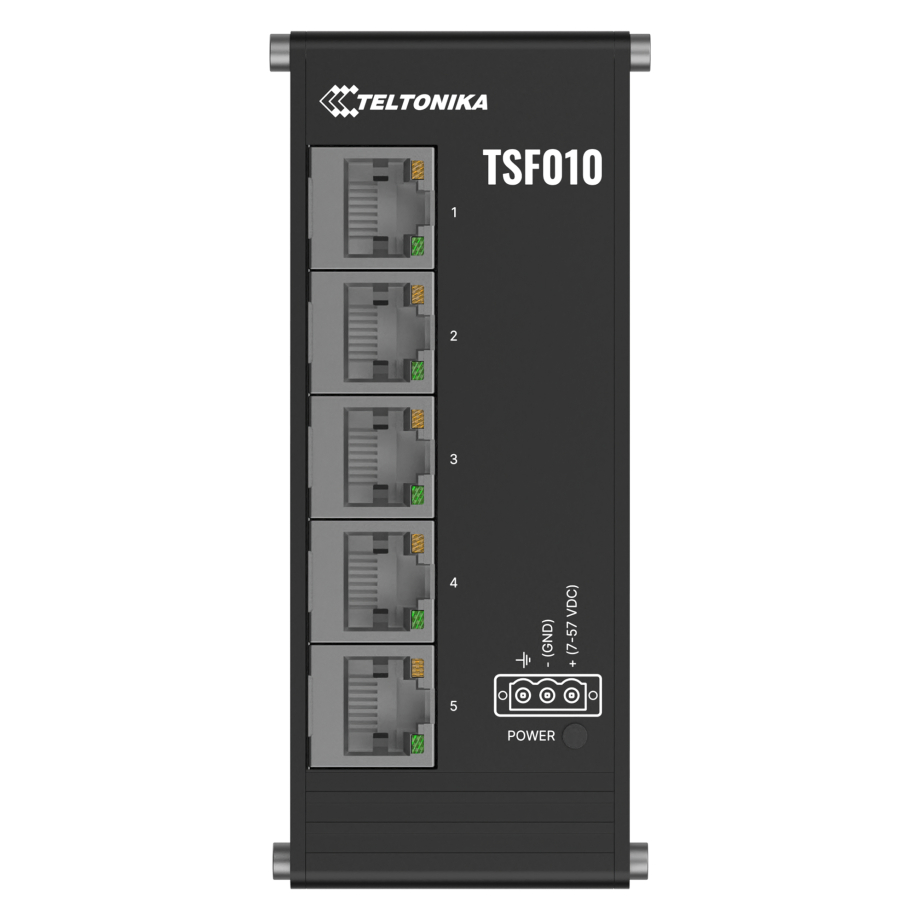 Teltonika TSF010 kompakts Ethernet komutators